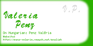 valeria penz business card